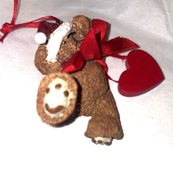 Kurt Adler Christmas caroling teddy bears  ornament. - Picture 2 of 7
